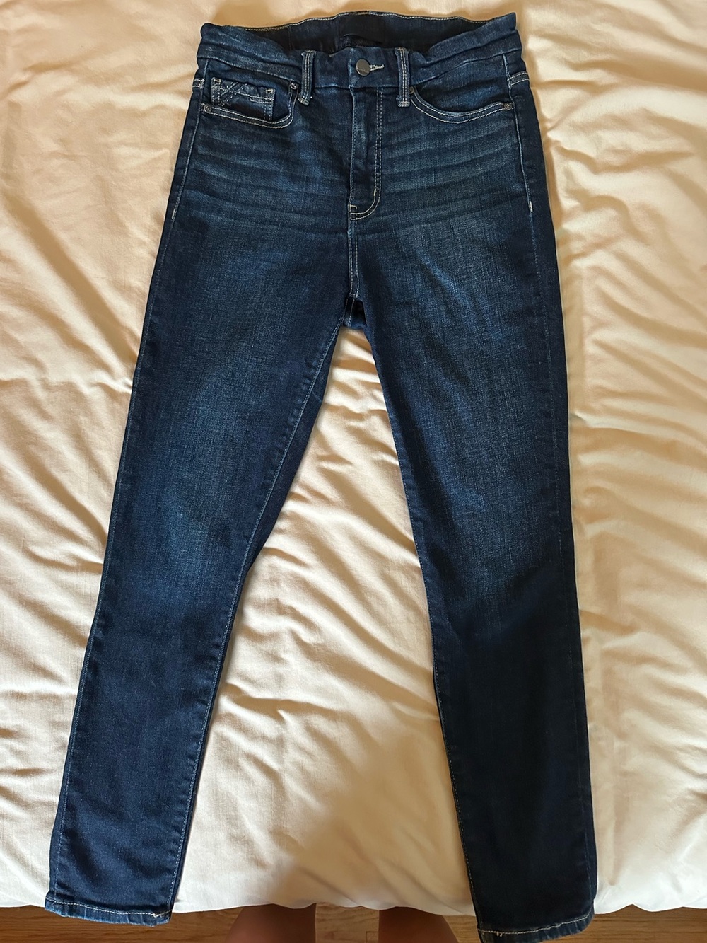 Buckle black high rise ankle skinny stretch denim jeans - Picture 2 of 10